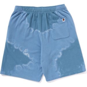 HAND DYE RELAXED FIT SWEAT SHORTS MENS